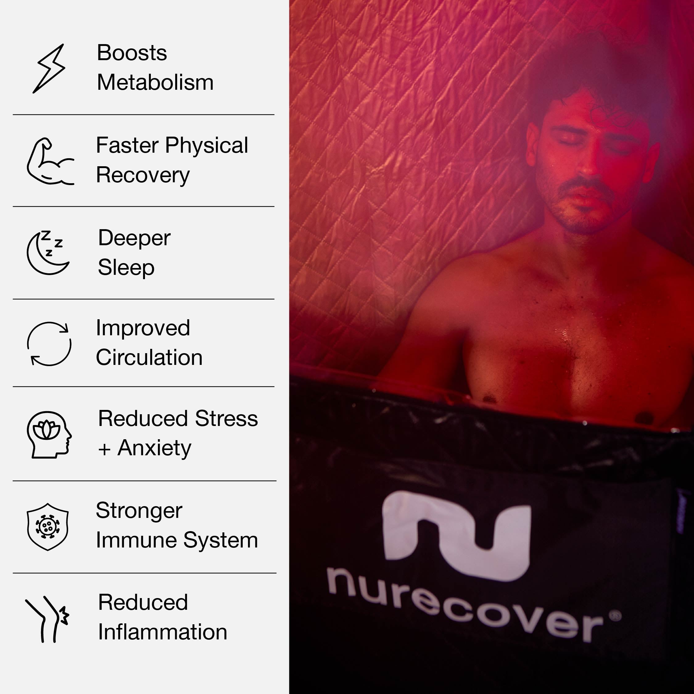 nurecover Tropic® Home Steam Sauna